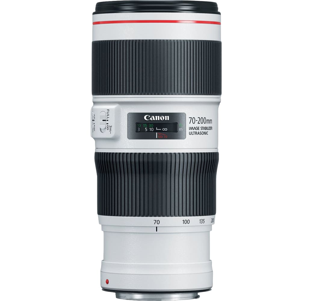 Wit Canon EF 70-200 mm f/4 L IS II Lens.2