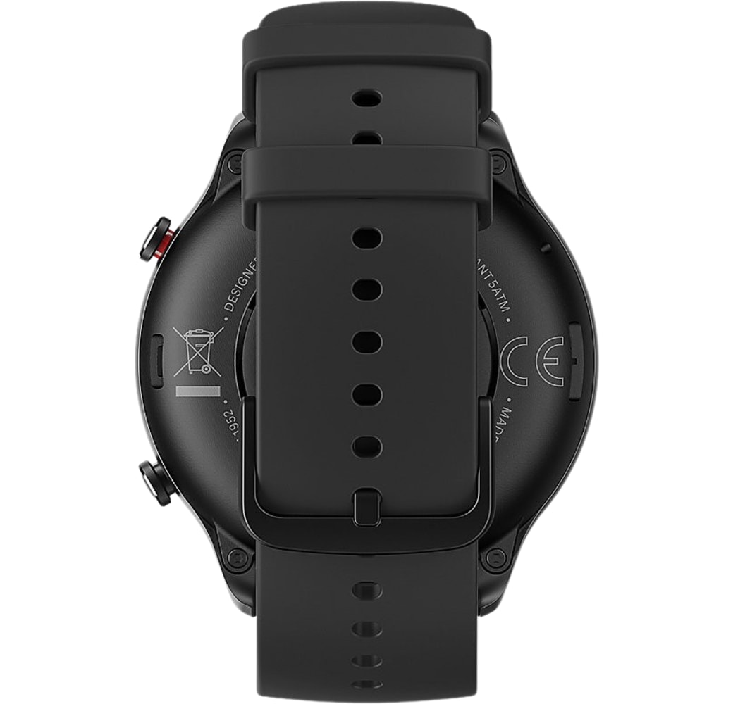 Negro Amazfit GTR 2 Smartwatch, acero inoxidable, 46 mm.4