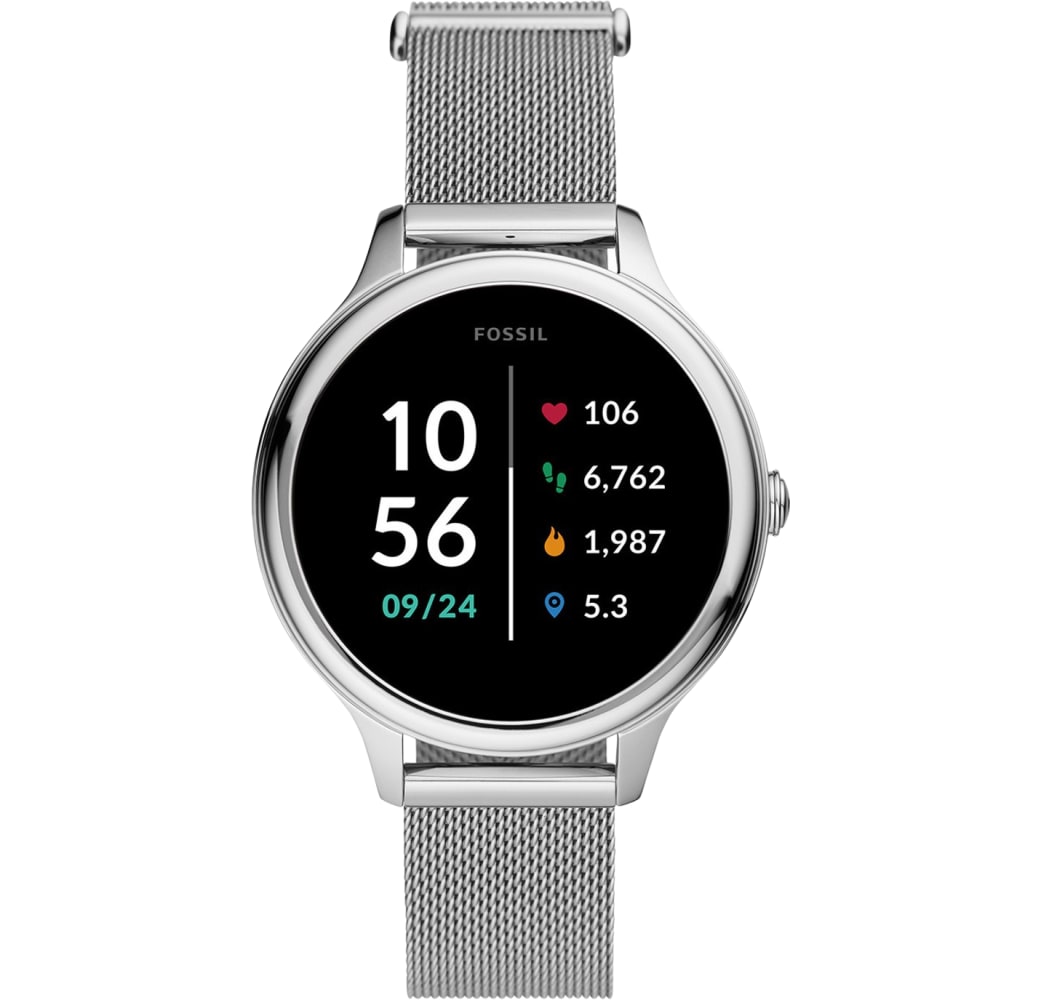 Silber Fossil Gen 5e Damens Smartwatch, Edelstahlgehäuse,  42 mm.1