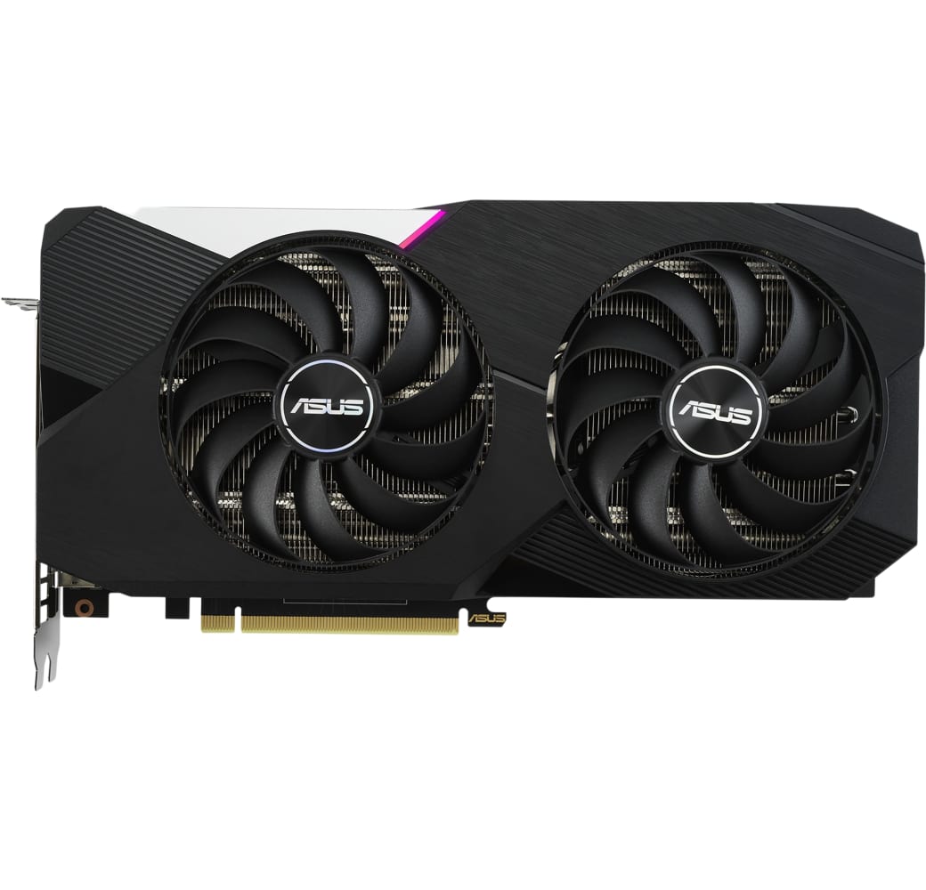 Black Asus Dual GeForce RTX™ 3060 Ti OC Edition 8GB Graphics Card.1