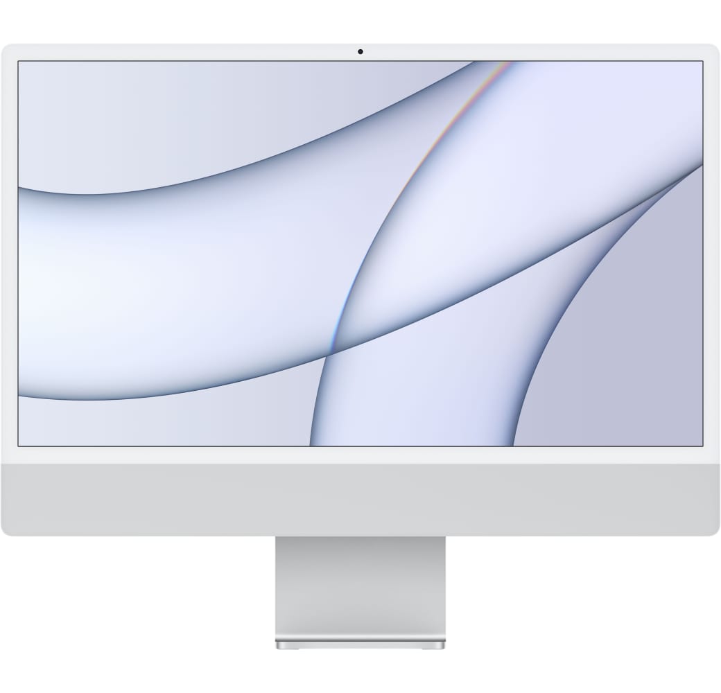 Silver iMac 24" - Apple M1 Chip 8GB Memory 512GB SSD - Integrated 8-core GPU.1