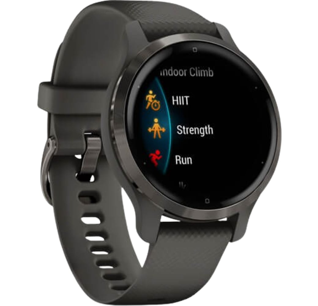 Schiefergrau Garmin Venu 2S Smartwatch, Gehäuse aus faserverstärktem Polymer, 40 mm.3