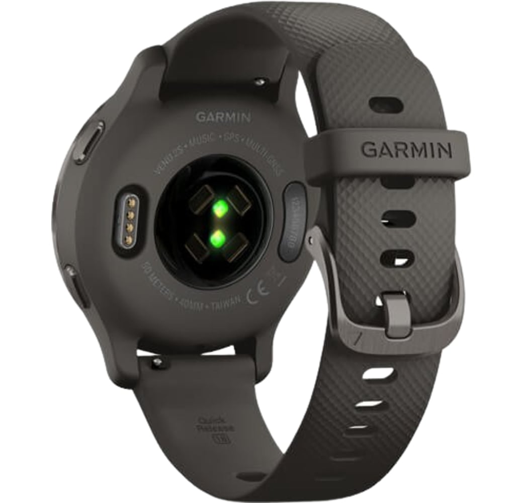 Gris pizarra Reloj inteligente Garmin Venu 2S, caja de polímero reforzado con fibra, 40 mm.5