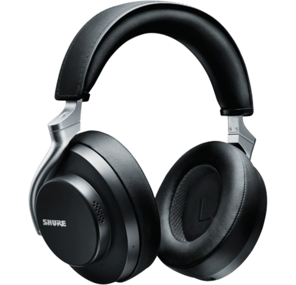 Black Headphones Shure Aonic 50 Noise-cancelling Over-ear Bluetooth headphones.1