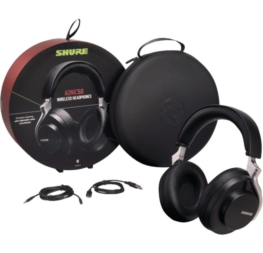 Negro Auriculares inalámbricos - Shure Aonic 50 - Bluetooth - Cancelación de ruido.4