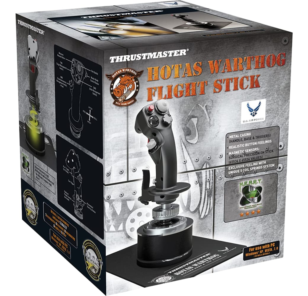 Negro Thrustmaster Hotas Warthog Flight Stick.3