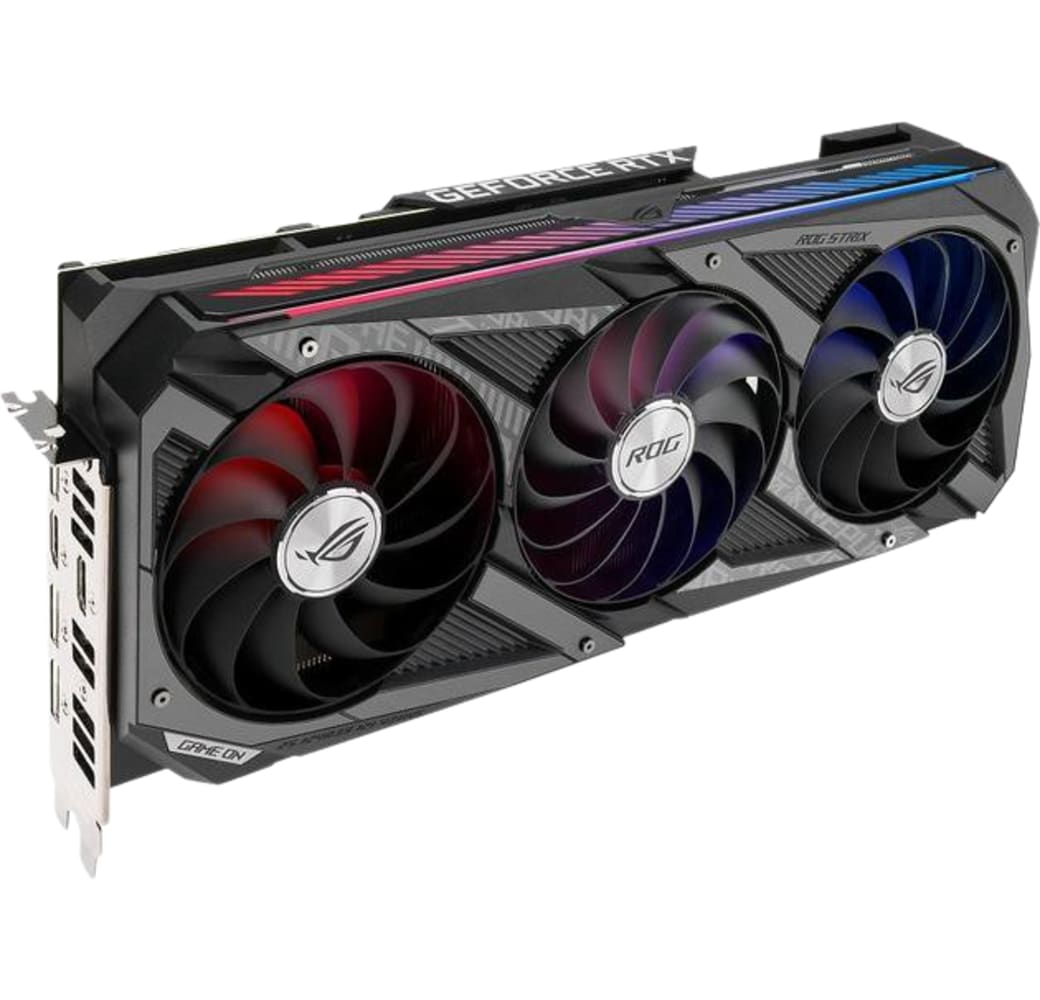 Black Asus ROG Strix GeForce RTX™ 3070 Graphics Card.1