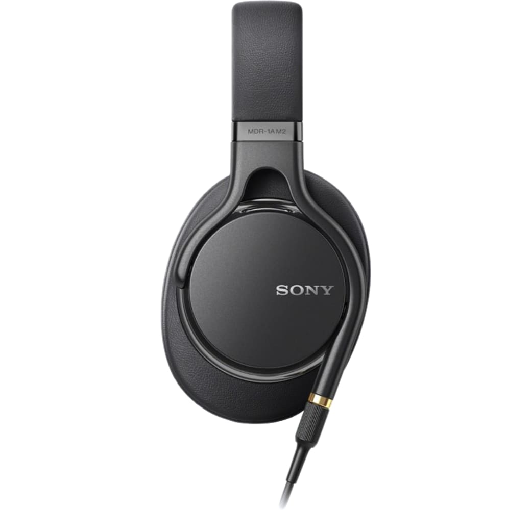 Zwart Sony MDR-1AM2 On-ear hoofdtelefoon met hoge resolutie.2