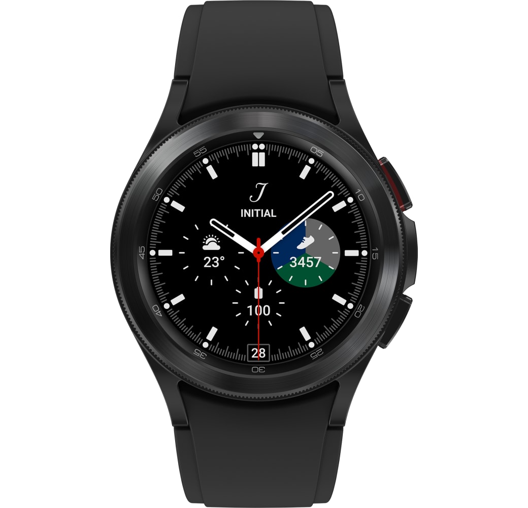 Negro Samsung Galaxy Watch4 Clásico Smartwatch, correa de acero inoxidable, 42 mm.2