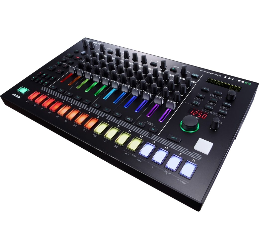 Negro Máquina de batería Roland TR-8S.2