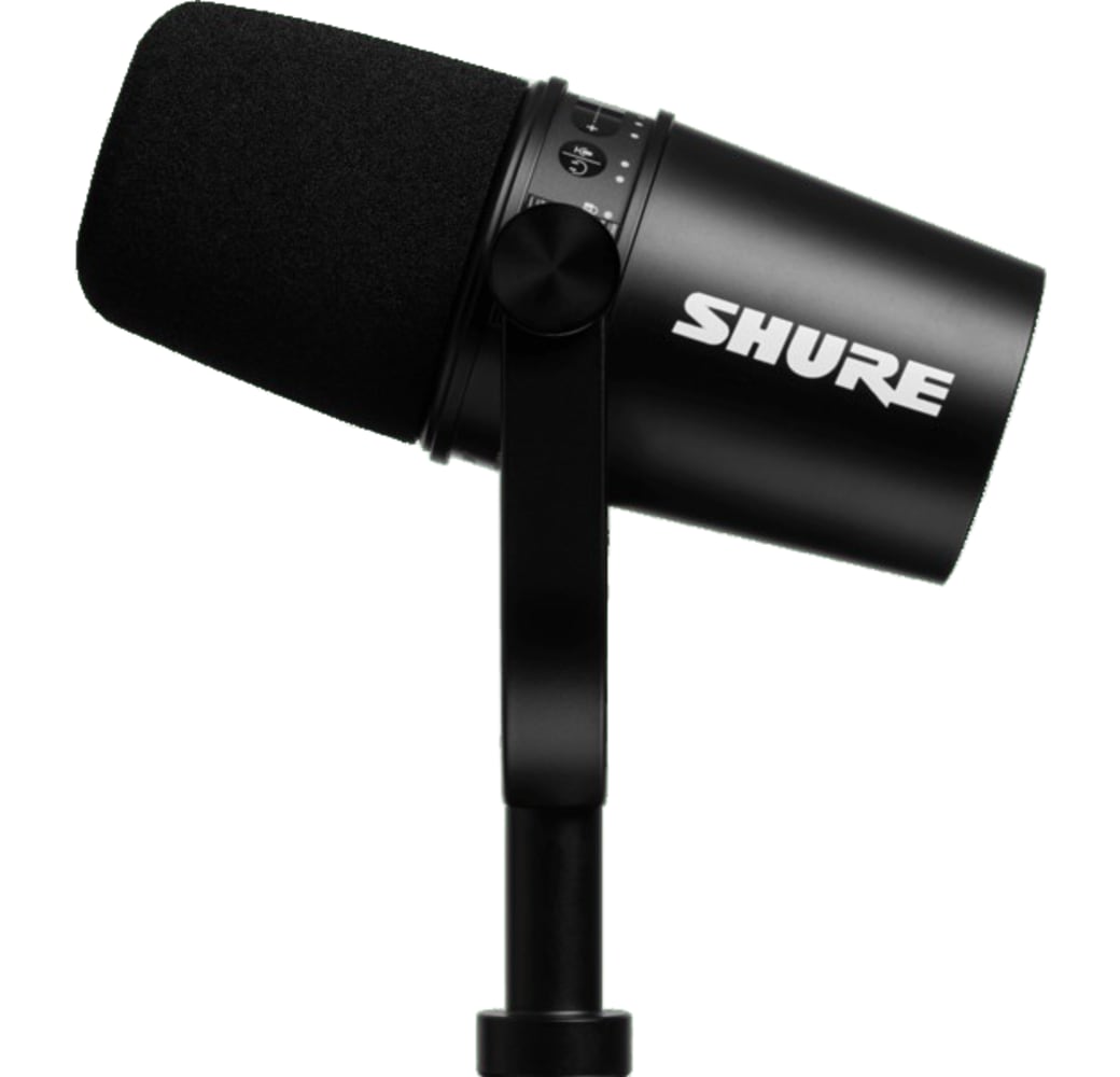 Black Shure MV7 Podcast Microphone.2