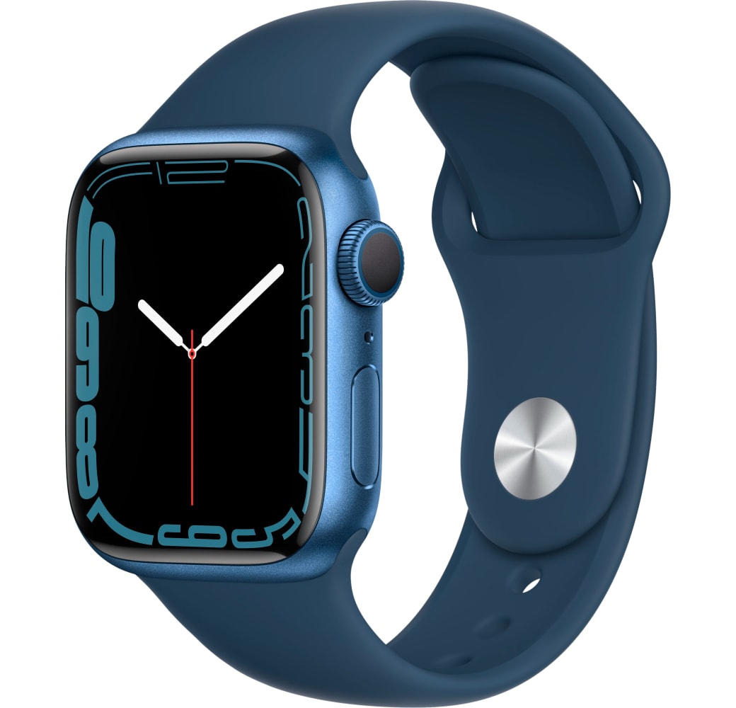 Blue Apple Watch Series 7 GPS, Aluminium behuizing, 41mm.1