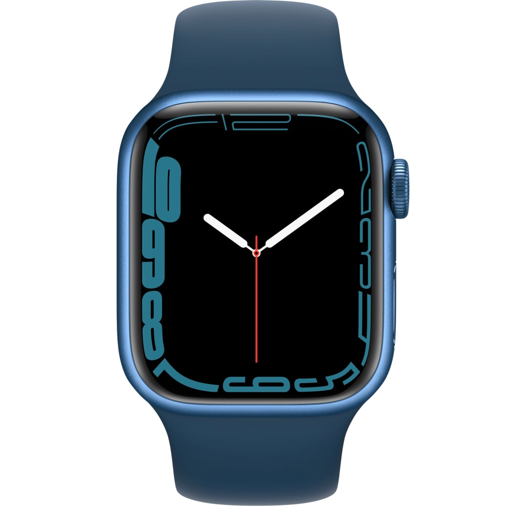 Blau Apple Watch Series 7 GPS, Aluminiumgehäuse, 41 mm.2