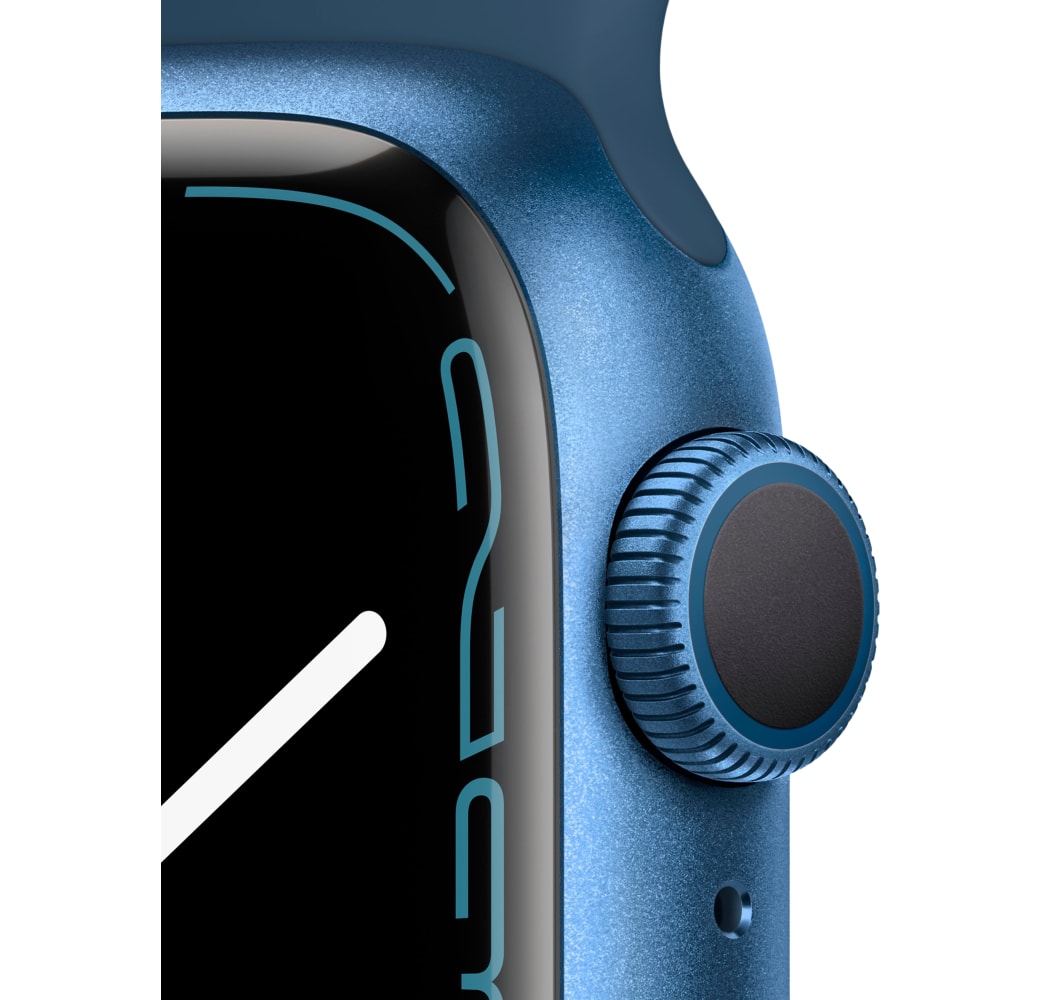 Blau Apple Watch Series 7 GPS, Aluminiumgehäuse, 41 mm.3