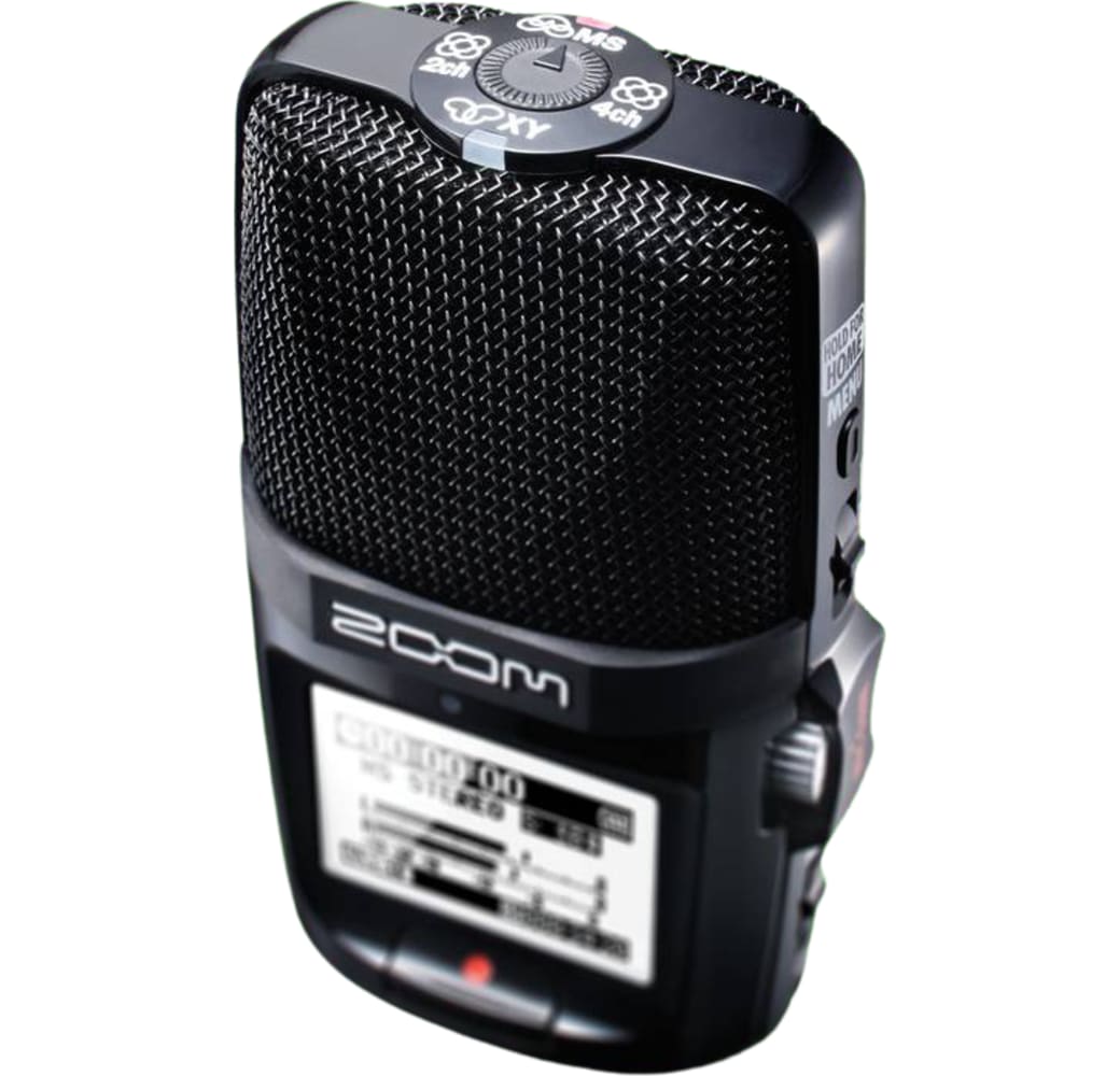 Zwart Zoom H2N draagbare MP3-/golfopnametoestel.2