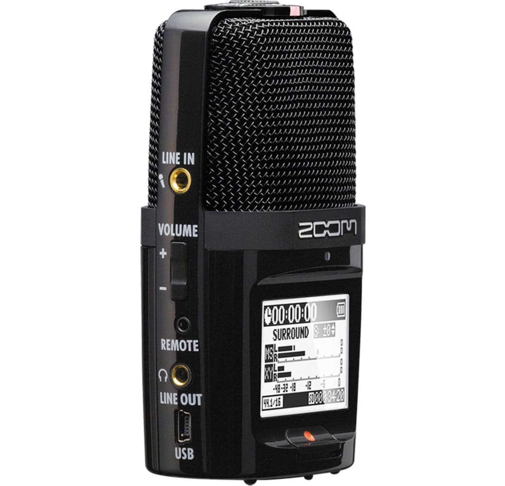 Black Zoom H2N Portable MP3 / Wave Recorder.4