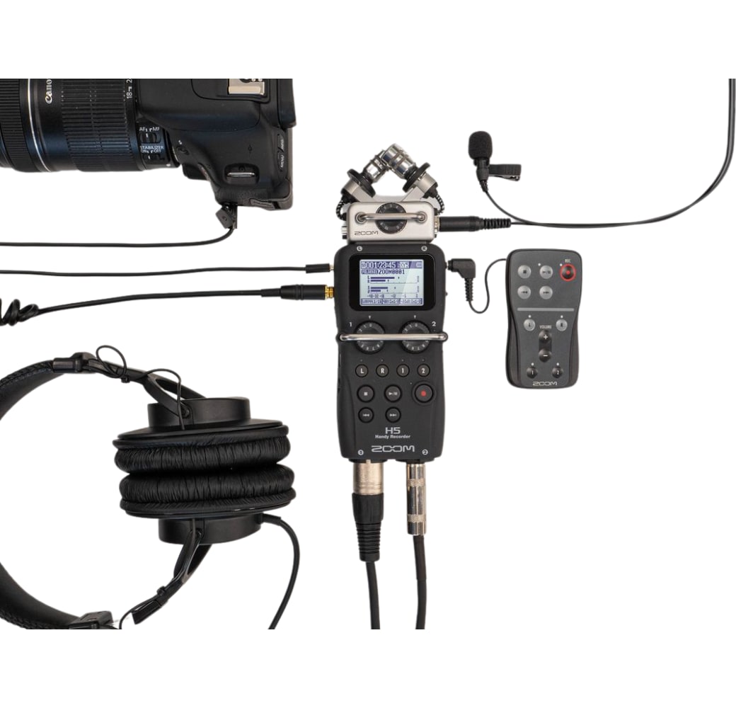  Zoom H6 6-Track Portable Recorder, Stereo Microphones, 4  XLR/TRS Inputs, Records to SD Card, USB Audio Interface, Battery Powered,  for Stereo/Multitrack Audio for Video, Podcasting, and Music : Musical  Instruments