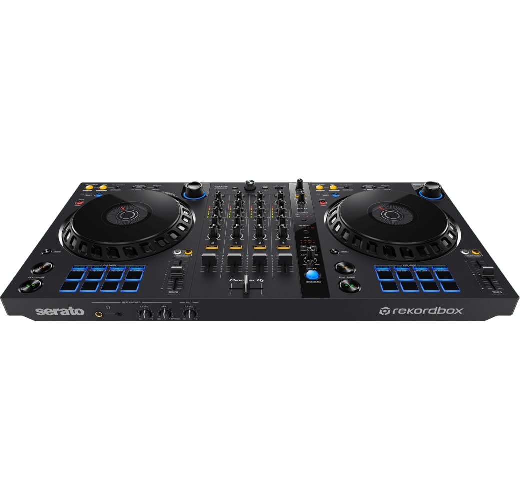 Negro Pioneer DJ DDJ-FLX6 Controlador de DJ profesional de 4 canales.3