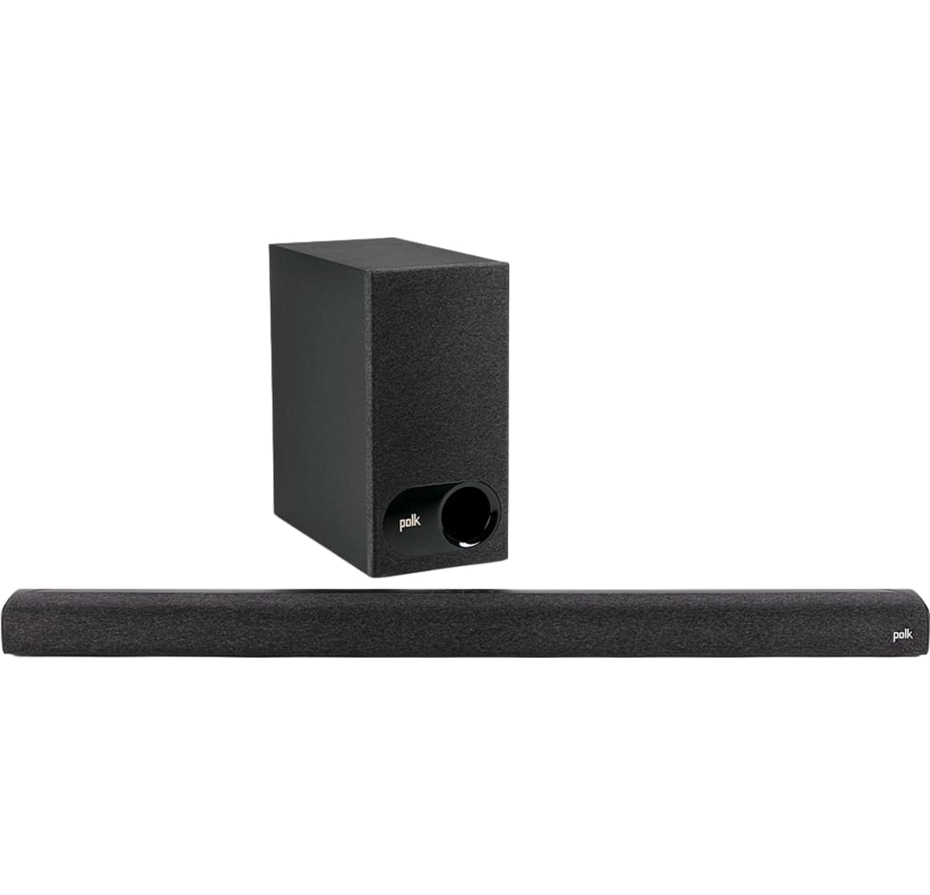 Black Polk Signa S3 Soundbar + Subwoofer.1