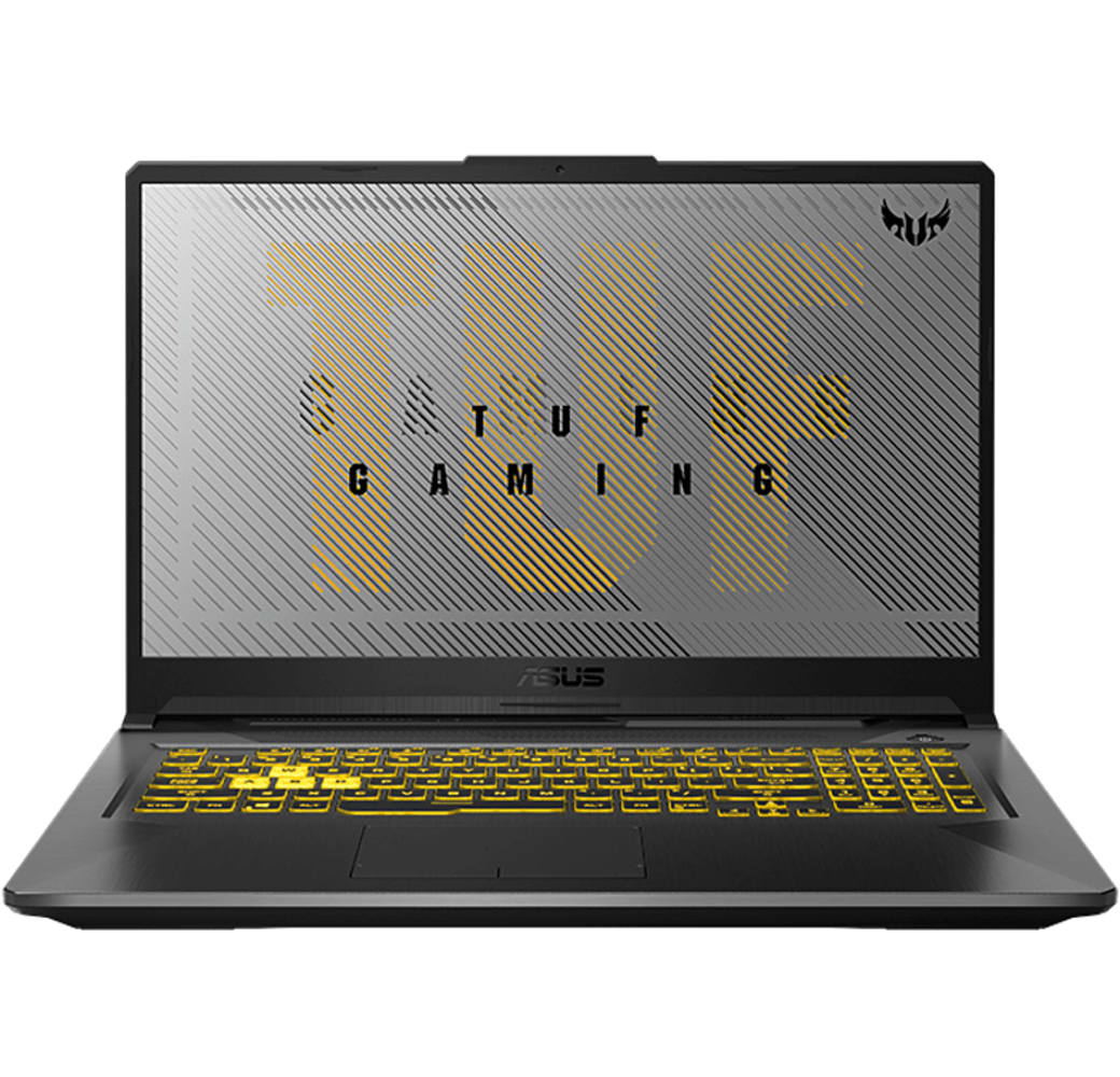 Festung grau ASUS TUF Gaming A17 FA706IU-H7241T Gaming Notebook - AMD Ryzen™ 9 4900H - 16GB - 512GB SSD - NVIDIA® GeForce® GTX 1660 Ti.1
