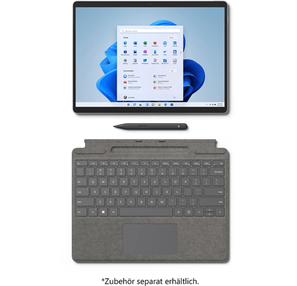 Platinum Microsoft Microsoft Laptop Microsoft Surface Pro 8 Laptop Laptop - Intel® Core™ i7-1185G7 - 16GB - 256GB SSD.1