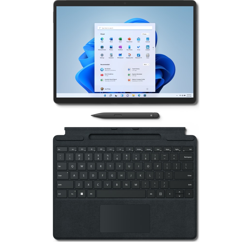 Graphit Microsoft Surface Pro 8 - Intel® Core™ i5-1135G7 - 8GB 256GB SSD - Iris® Xe Graphics (nur Gerät).4