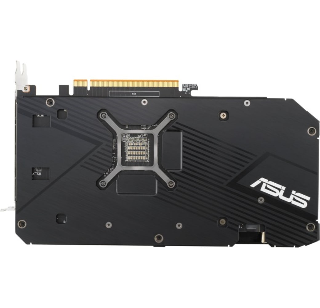 Black Asus Dual Radeon™ RX 6600XT Graphics Card.4