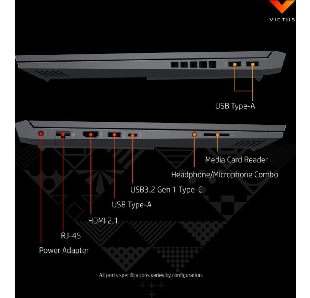 Silber HP Victus 16-d0057ng - Gaming Notebook - Intel® Core™ i5-11400H - 16GB - 512GB SSD - NVIDIA® GeForce® RTX 3050.6