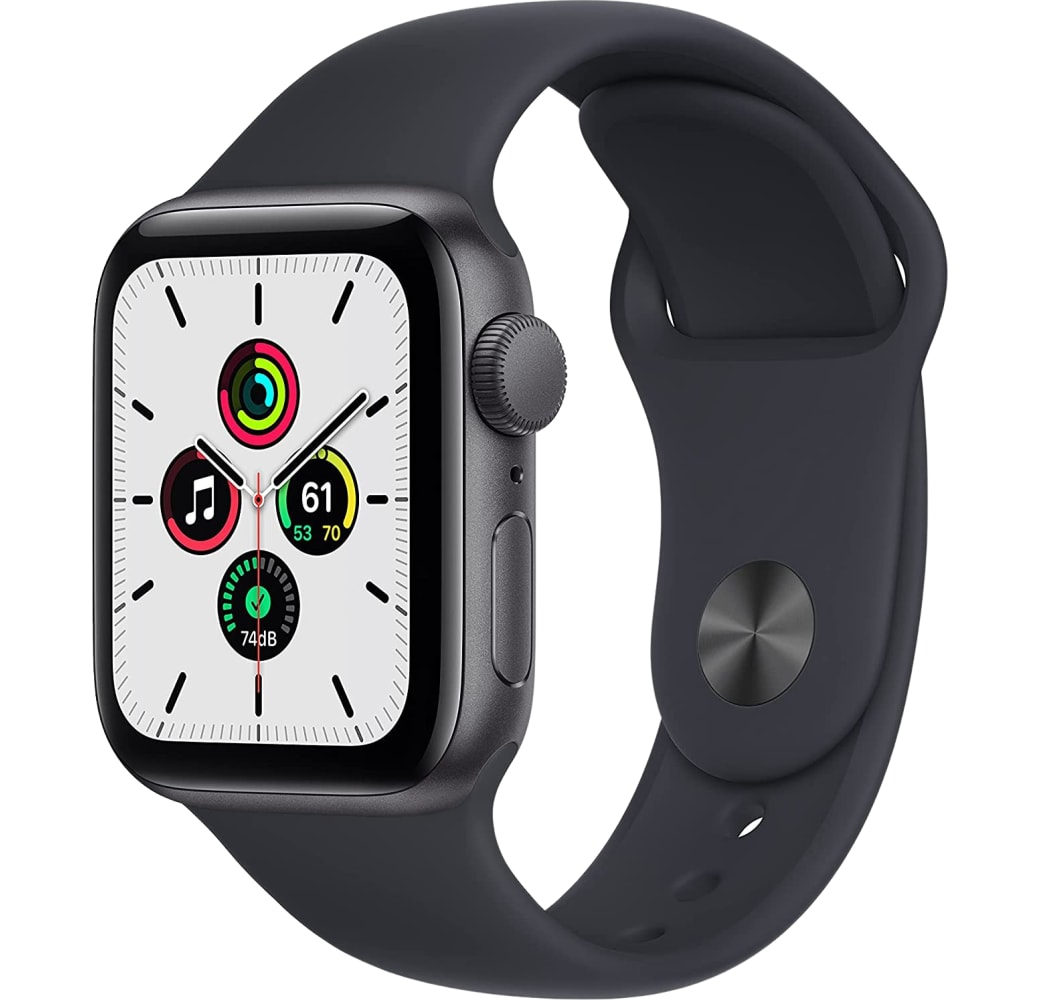 Midnight Apple Watch SE GPS, Aluminium behuizing, 40mm.1