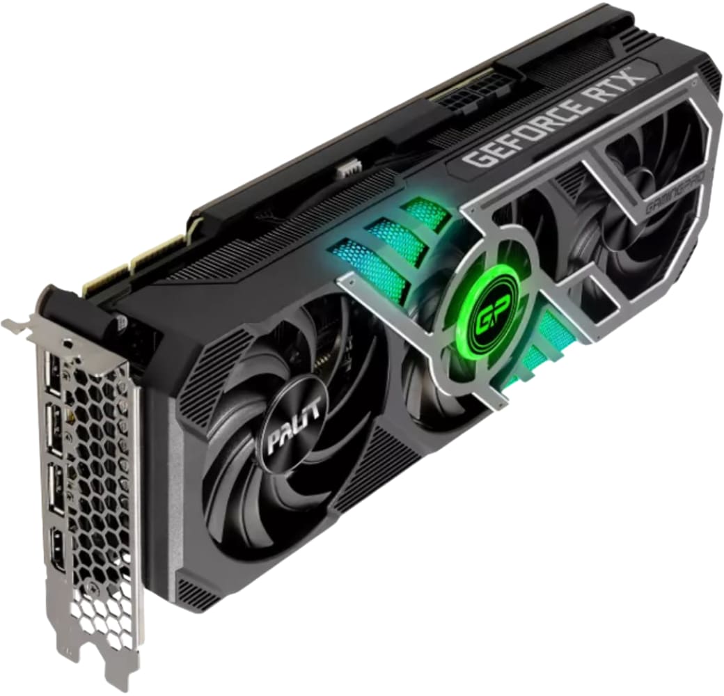 Black Palit Gaming Pro GeForce RTX 3090 Graphics Card.1