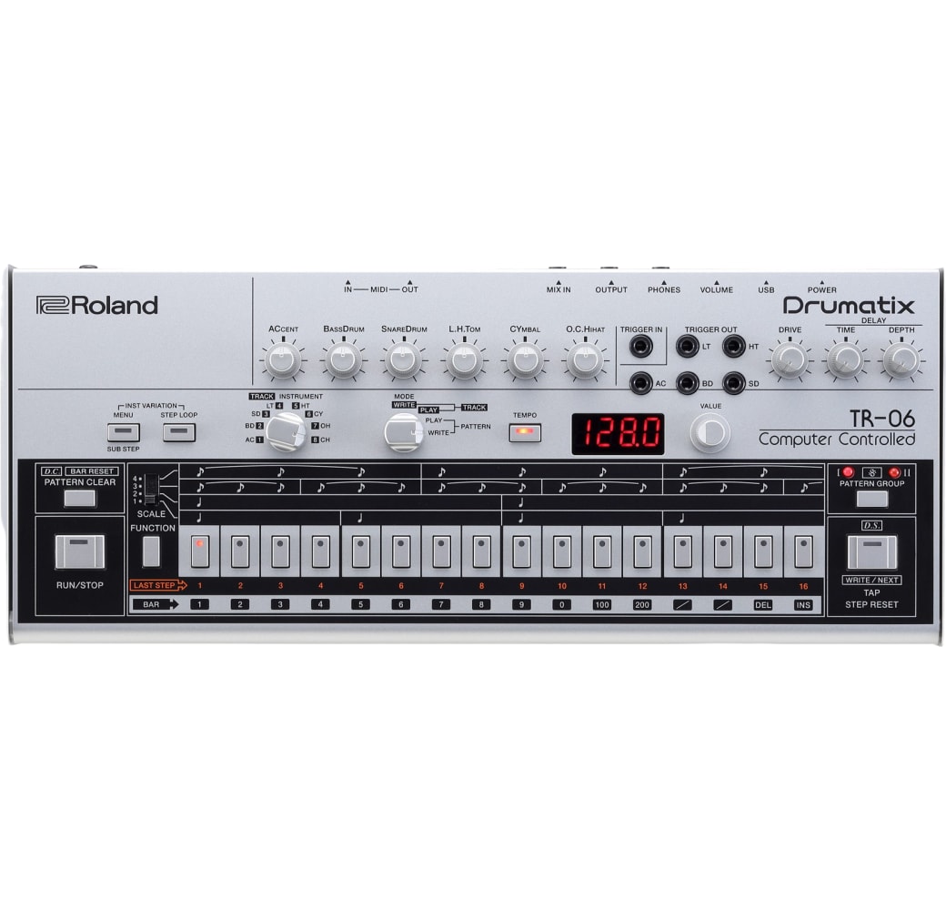 Silber Roland TR-06 Drumatix Schlagzeugmaschine.1