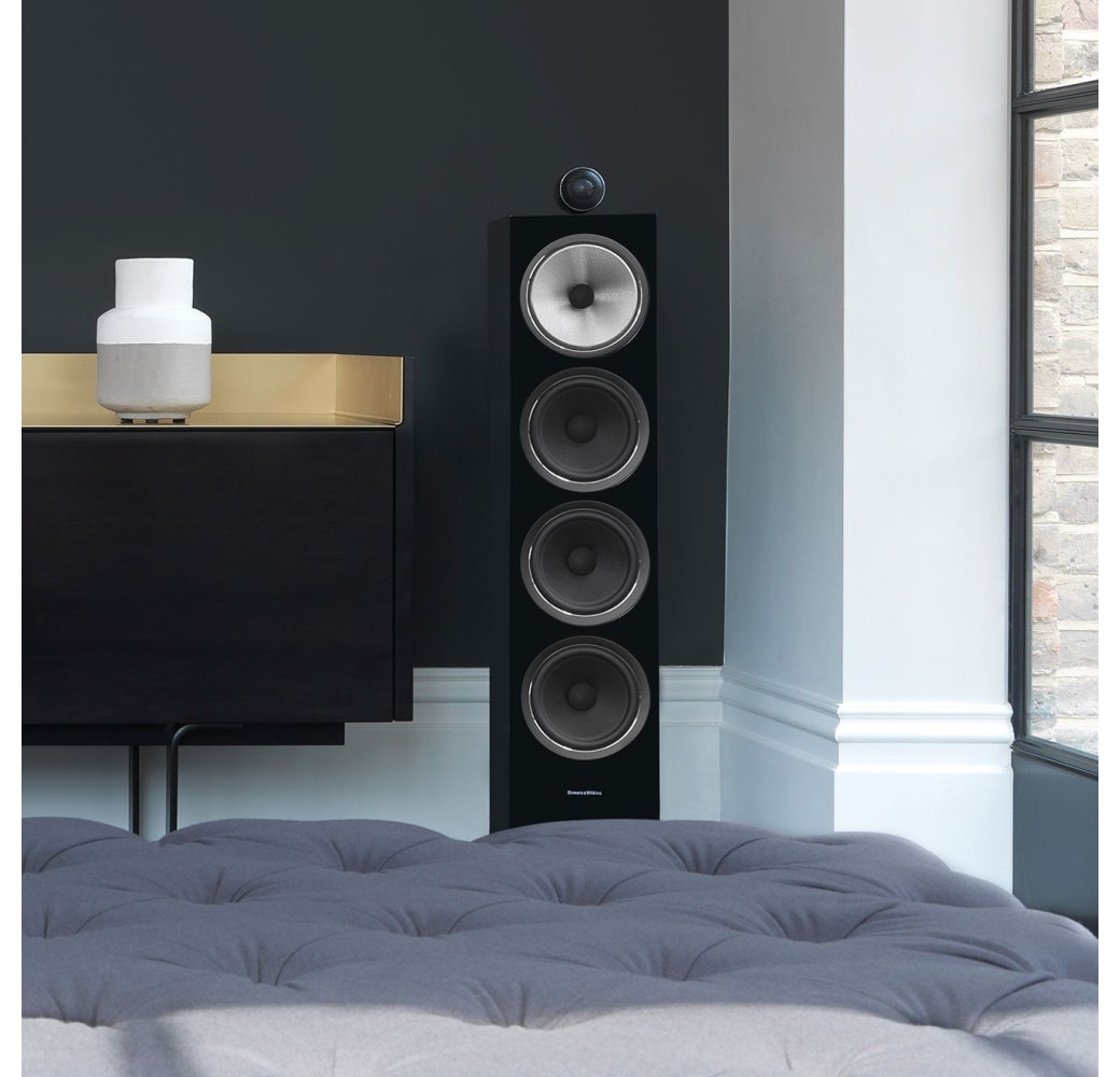 Gloss Black Bowers & WIlkins 702 S2 Floorstanding loudspeaker (piece).3