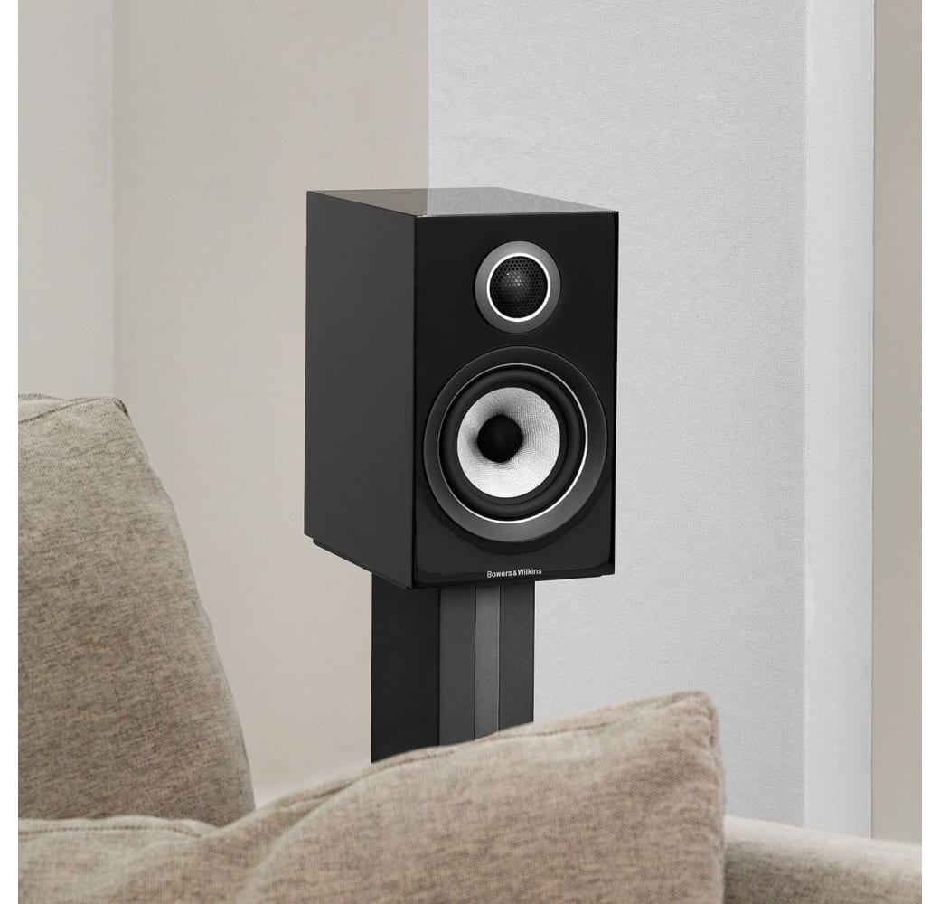 Gloss Black Bowers & WIlkins 707 S2 Bookshelf speaker (piece).4