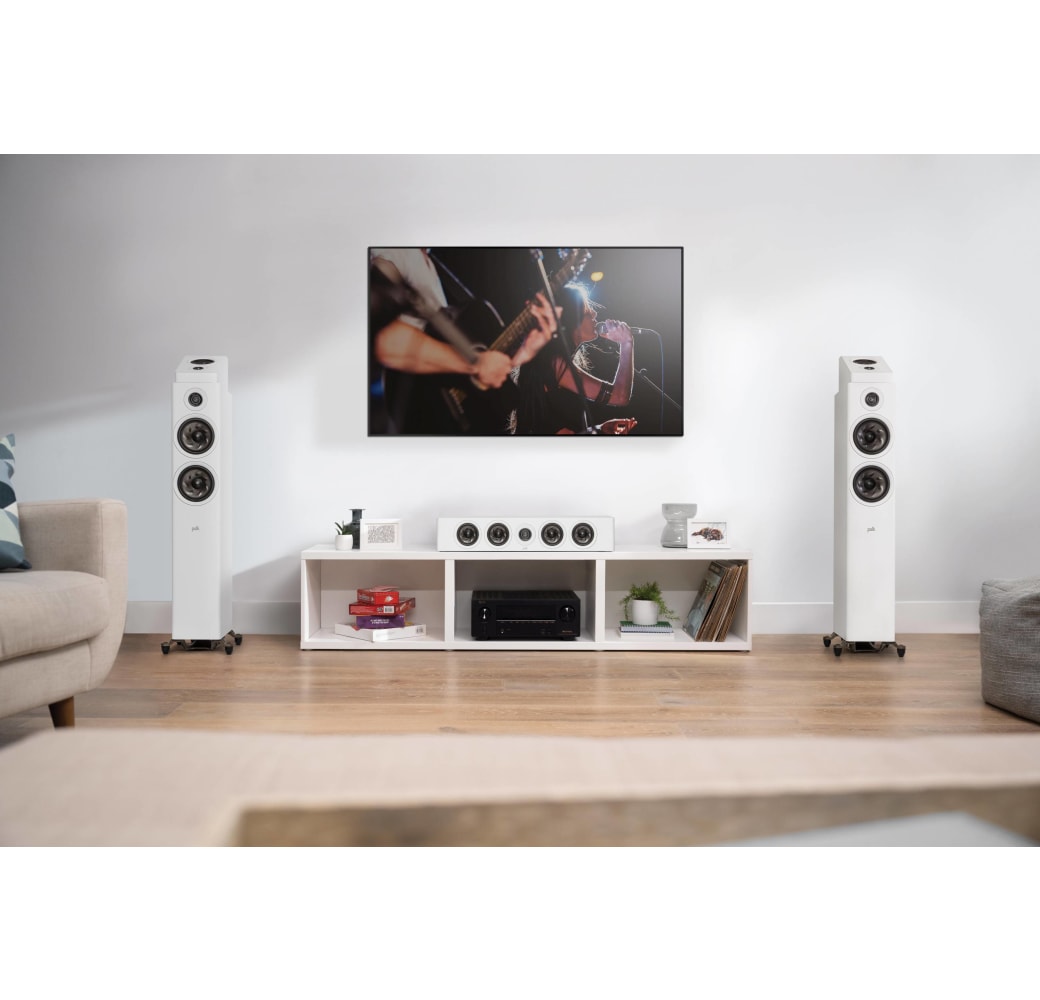 White Polk R900HT Height Speakers for Dolby Atmos (pair).2