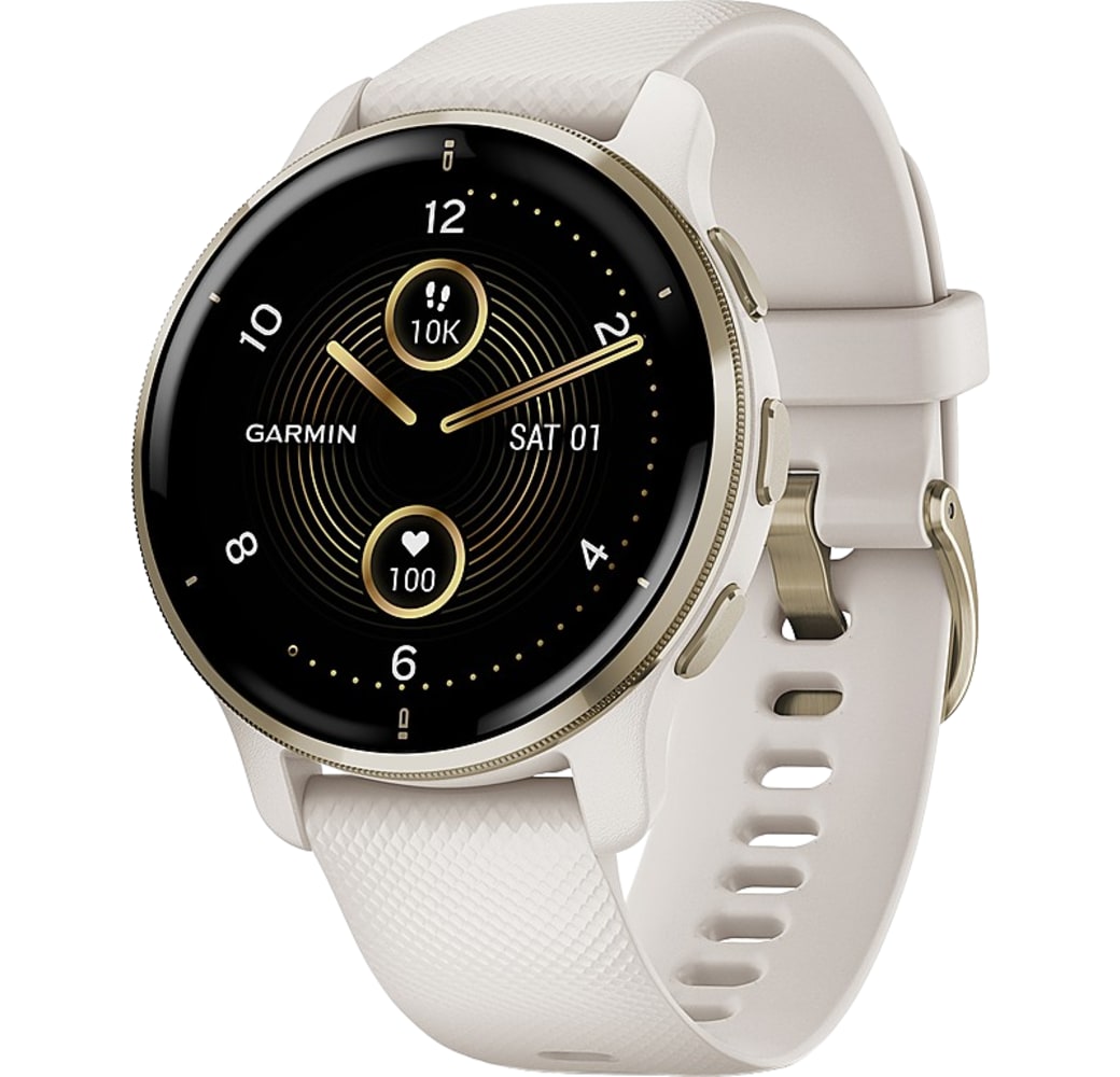 Gold Garmin Venu 2 PLUS Smartwatch, Reinforced Polymer Case, 43mm.1