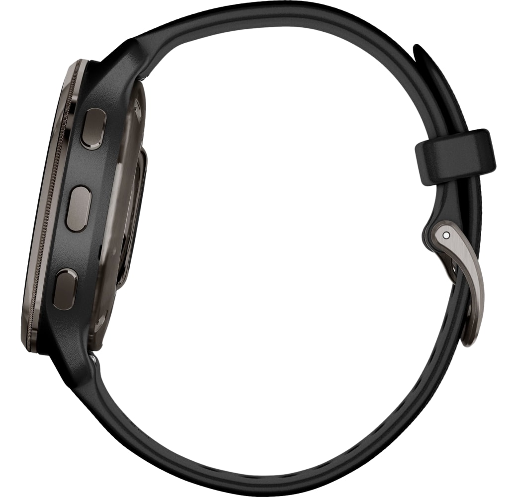 Graphite Garmin Venu 2 Plus smartwatch, versterkte polymeerkoffer, 43 mm.4