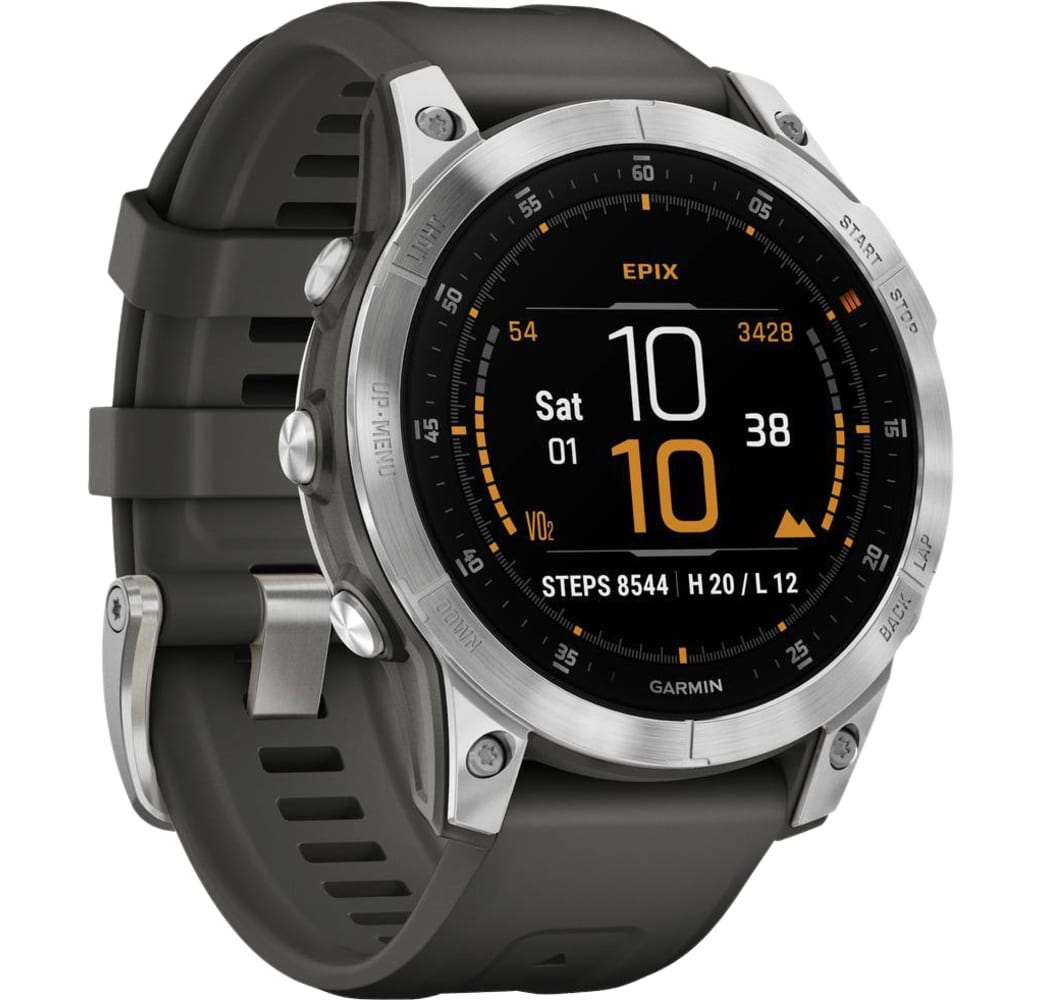 Slate Steel Garmin EPIX™ Smartwatch, Stainless Steel Case, 47mm.2