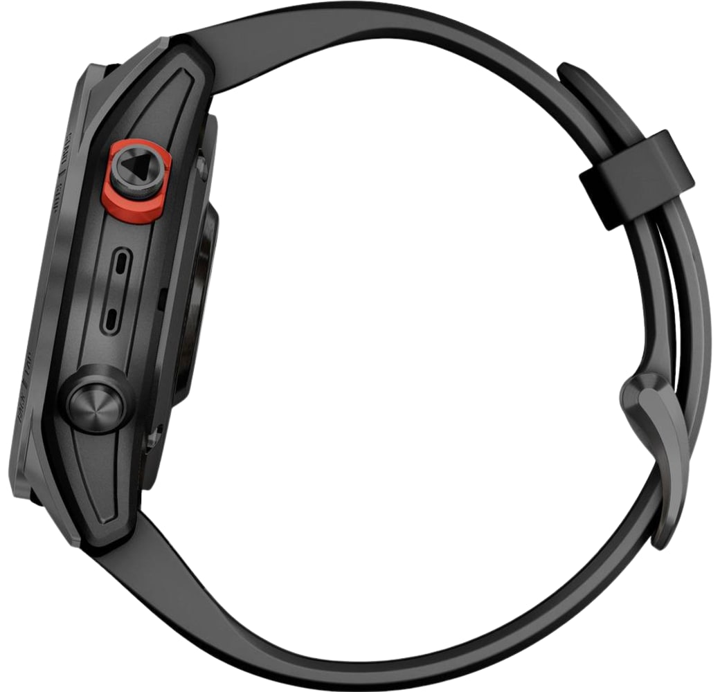 Negro Garmin Fenix ​​7 Solar Smartwatch, correa de acero inoxidable, 47 mm.4