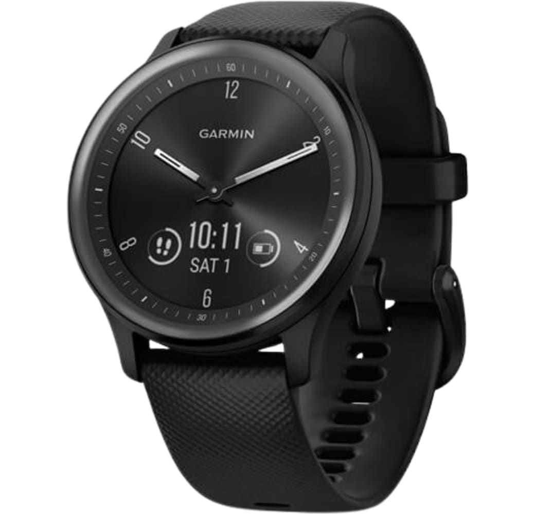 Schwarz/Graphit Garmin Vivomove Sport Smartwatch, Polymergehäuse, 40 mm.1