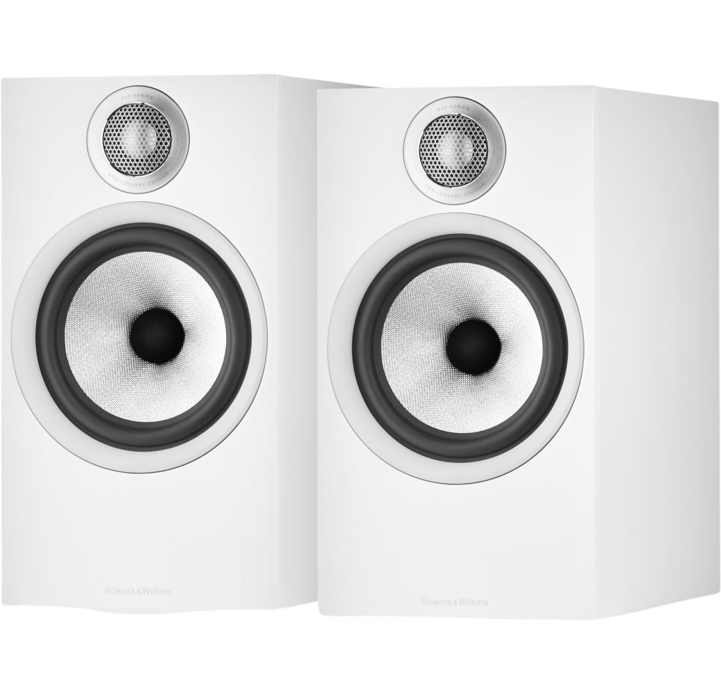 Weiß Bowers & WIlkins 606 S2 Anniversary Edition Regallautsprecher (Paar).1