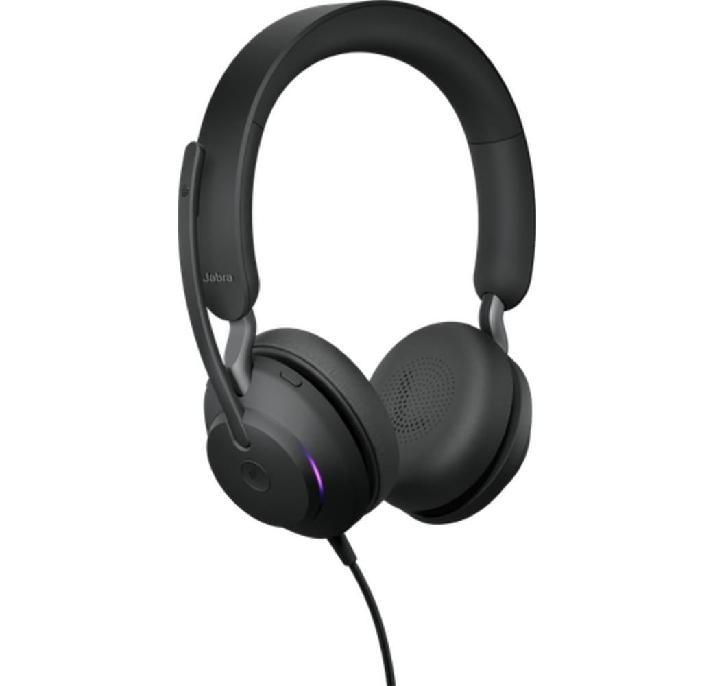 Schwarz Jabra Evolve2 40 MS Stereo (USB-A) Büro-Kopfhörer.3