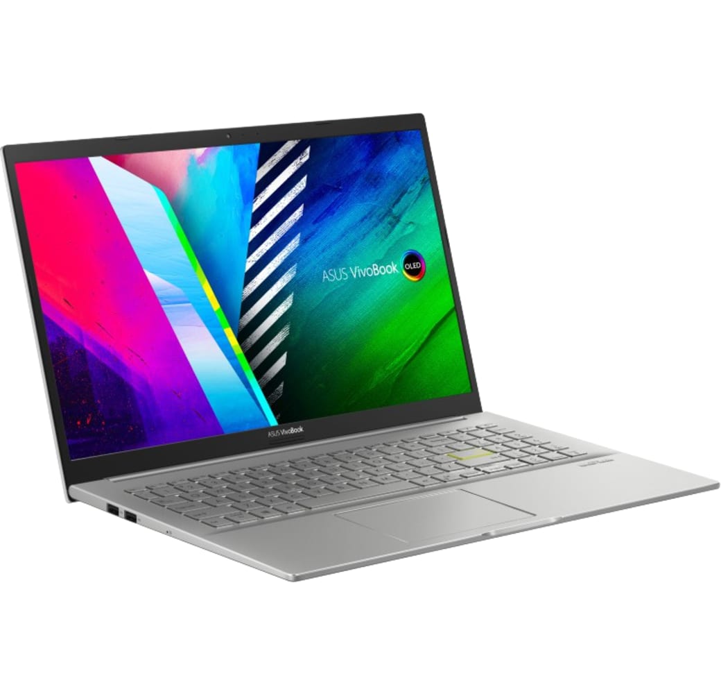 Silber ASUS Vivobook 15 OLED Notebook - AMD Ryzen™ 5 5500U - 16GB - 512GB SSD - AMD Radeon™ RX Vega 7.3