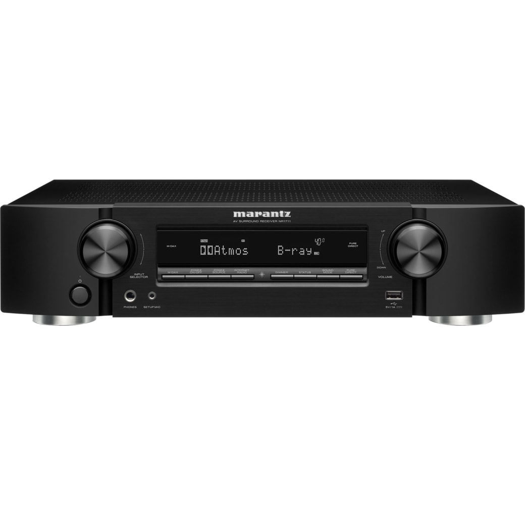 Black Marantz NR1711 Home Theater Receiver.2