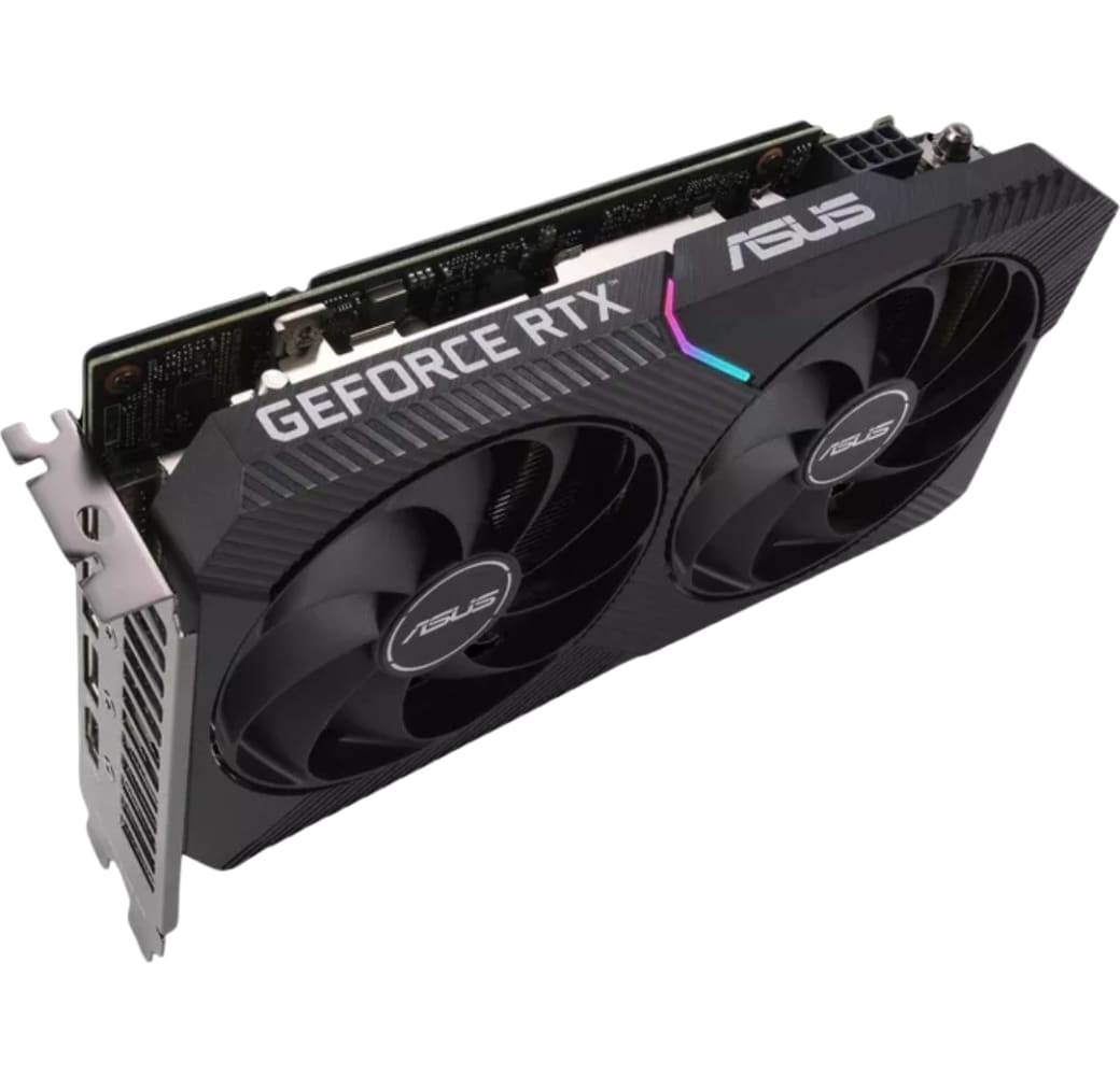 Schwarz Asus Dual V2 OC GeForce RTX 3060 Grafikkarte.2