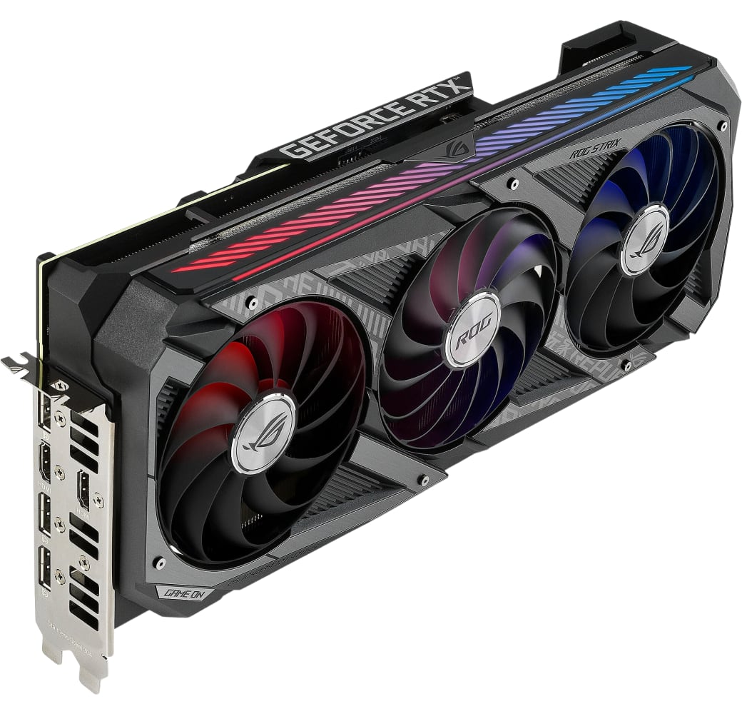 Schwarz ASUS ROG Strix GeForce RTX 3070 OC  Grafikkarte.2