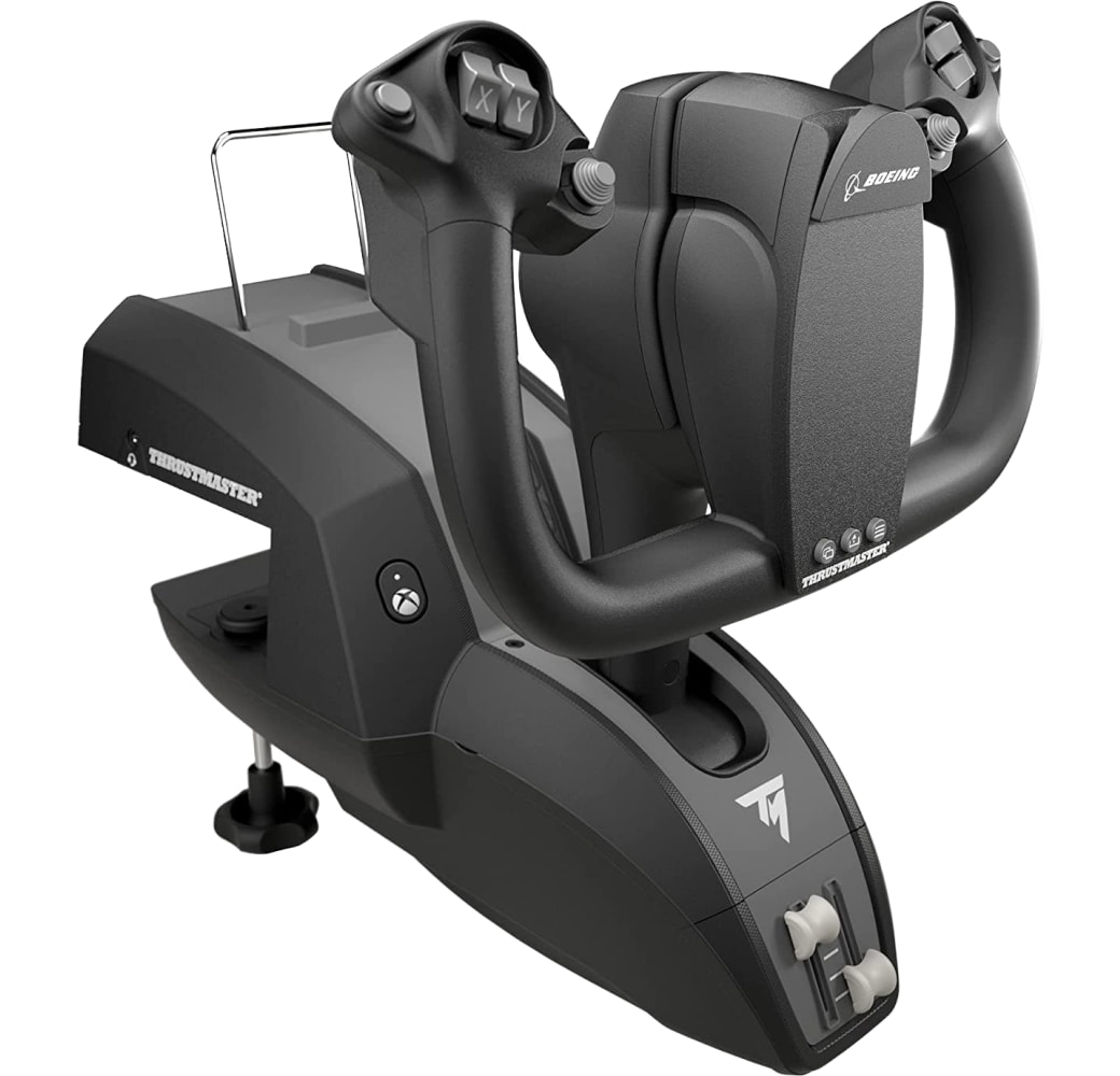 Black Thrustmaster TCA Yoke Pack BOEING Edition Joystick.4