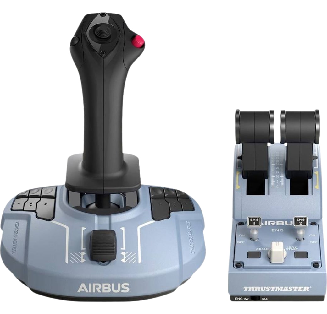 Zwart Thrustmaster TCA Officer Pack Airbus-uitgave Joystick.3