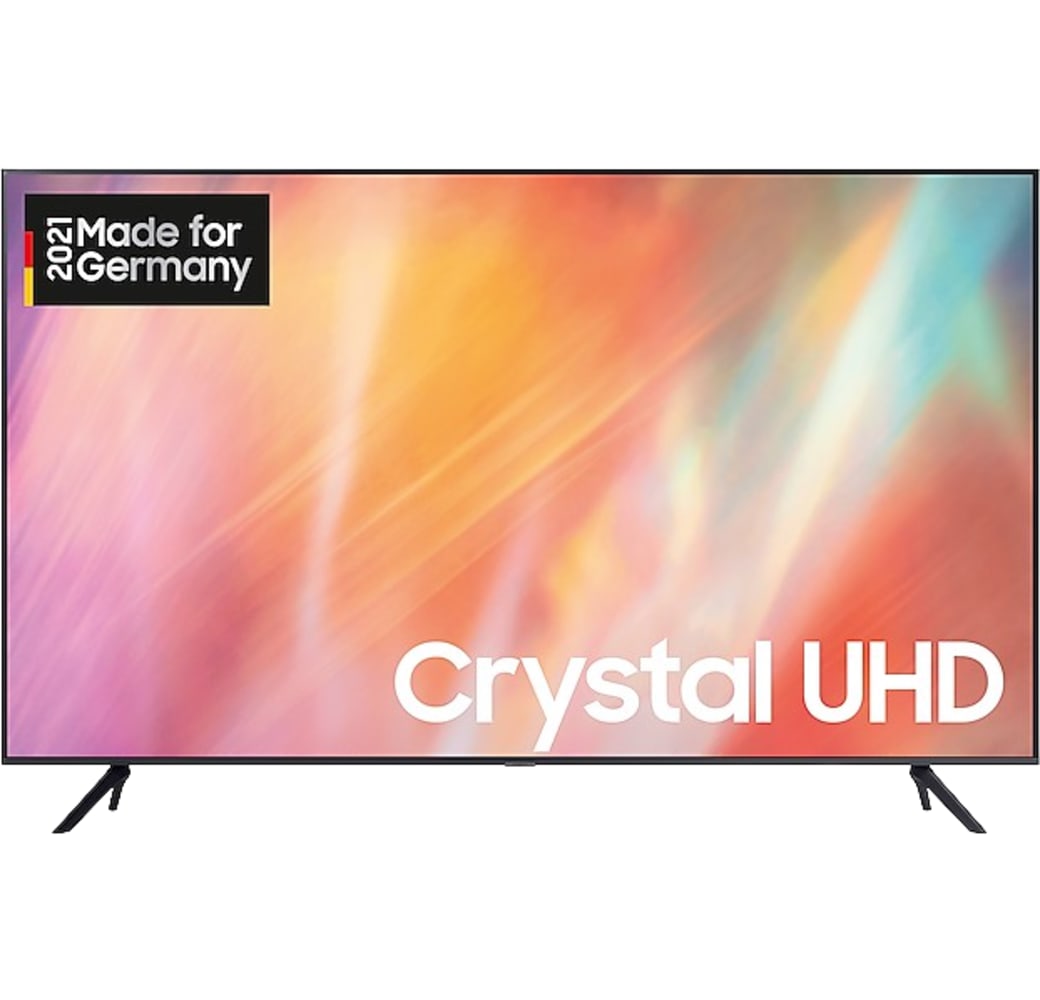 Black Samsung TV 50" 50AU7199 Crystal UHD 4K.1