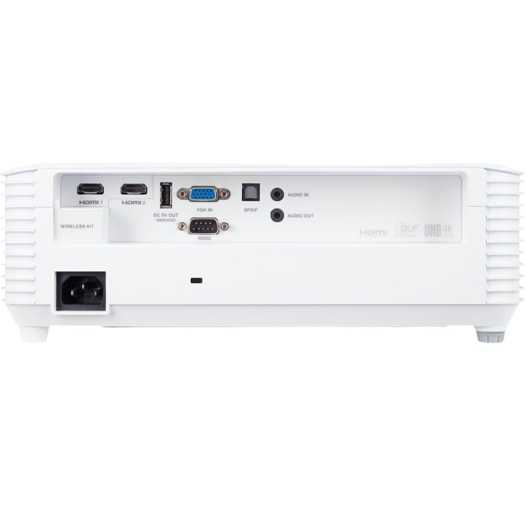 White Acer H6800BDa Projector - 4K UHD.4