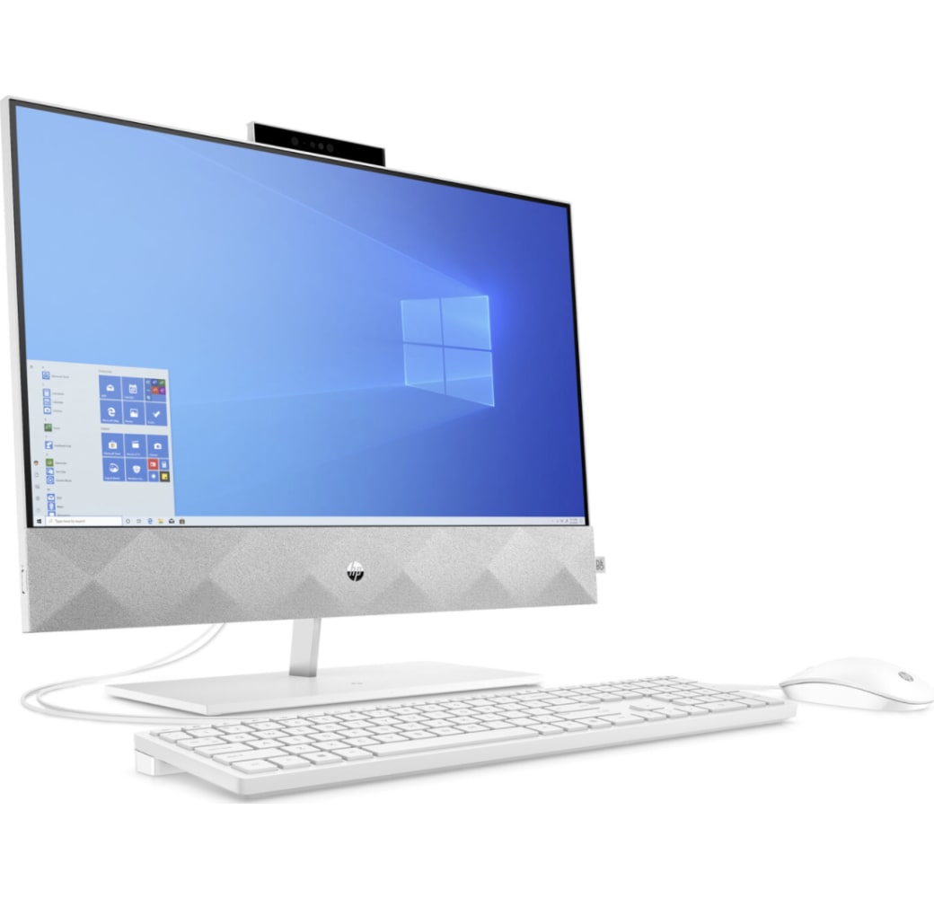 White HP Pavilion 24-k1014ng All-in-One - Intel® Core™ i7-11700T - 16GB - 512GB SSD - NVIDIA® GeForce® MX 350.1